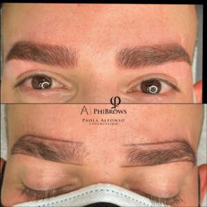 Microblading de cejas para hombre