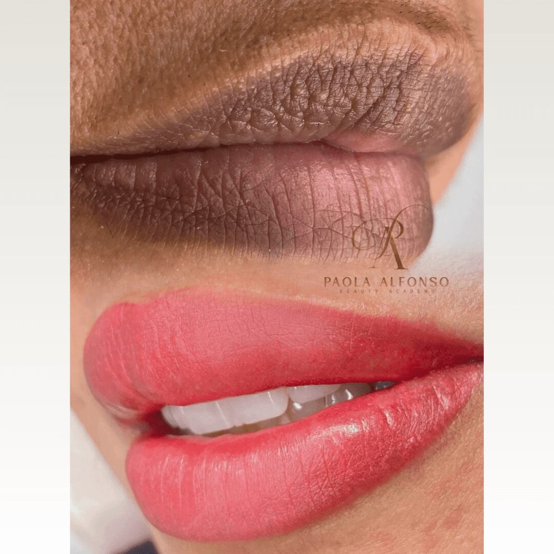 Micropigmentacion de labios mujer